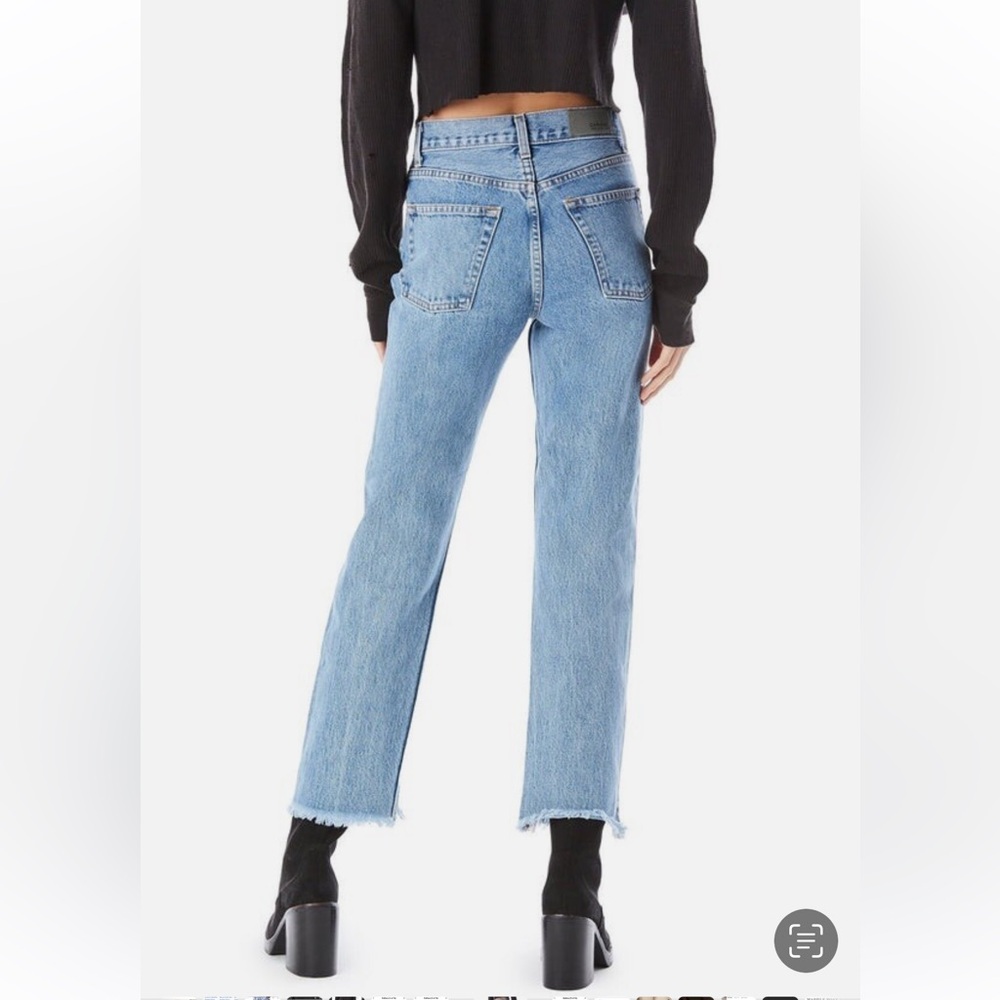 Carmar Black Top and Blue Distressed Jeans - Picture 4 of 16